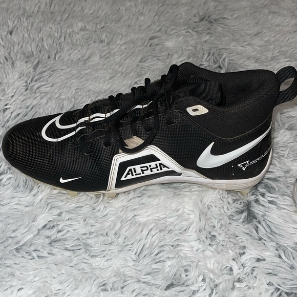 Nike Alpha Menace Pro 3 Mid Football Cleats Men’s size 8 - Picture 6 of 10